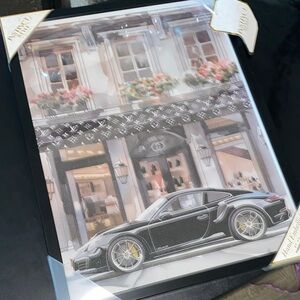 Elegant Black and Silver Fashion Picture Frame